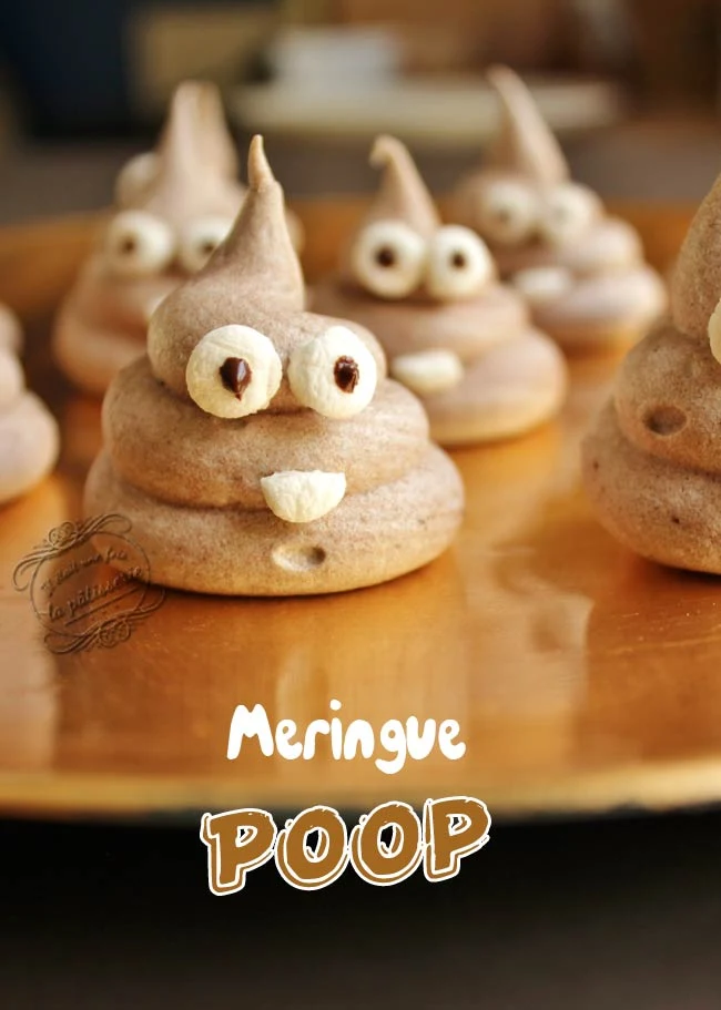 meringue chocolat poop