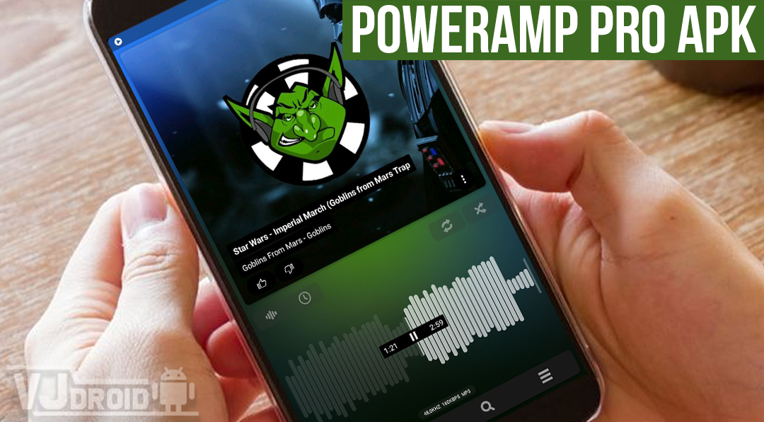 Poweramp Pro Lindo Player de Músicas para Android com diversas