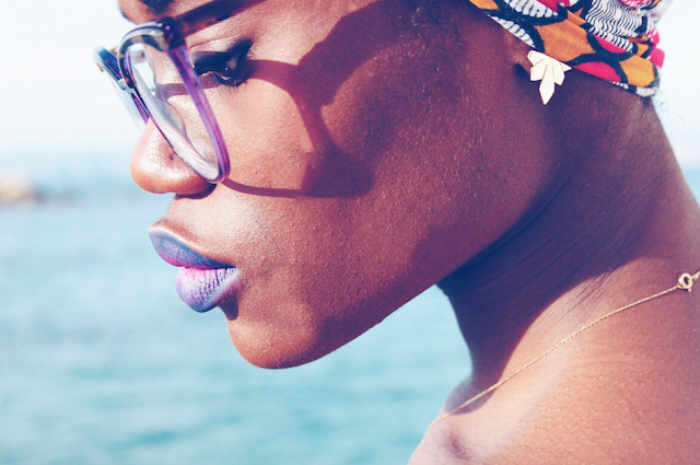 blog mode afro, blog mode marseille, jupe wax, foulard wax, lunette sensee