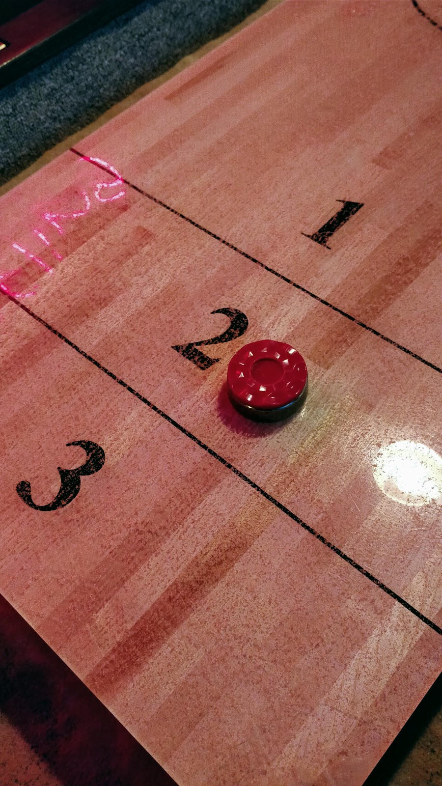 Sharing Dishes & Shuffleboard at The Vine, Kentish Town ShuffleNW5