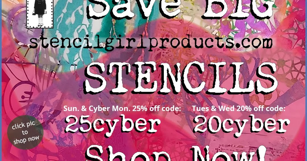 StencilGirl Talk StencilGirl has Spectacular Stencil Savings for you