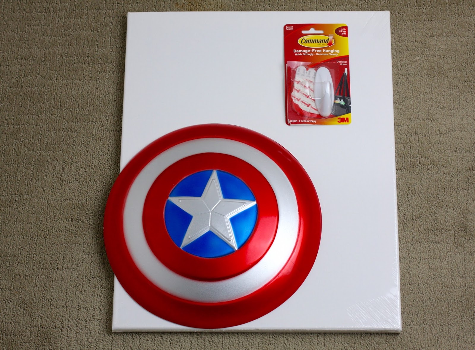 GEEK DIY BAM! CAPTAIN AMERICA TOY SHIELD WALL DISPLAY DIY