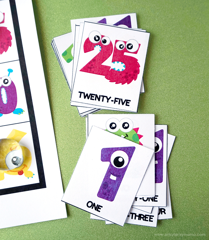 Free Printable Number Bingo is a fun way for kids to work on number recognition for numbers 1-25!