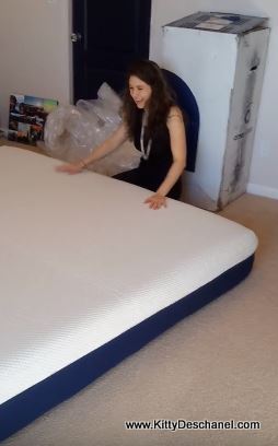 unboxing a mattress