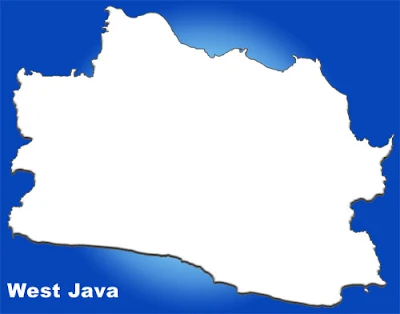 image: West Java Blank map