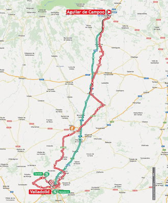Mapa La Vuelta 2012 Etapa 18