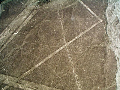 Nazca archaeological sites in danger near Ica, Peru