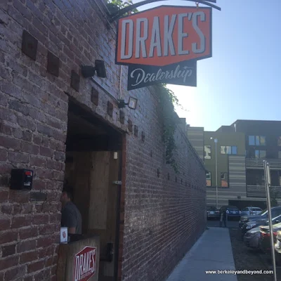 exterior entrance to Drake's Dealership in Oakland, California