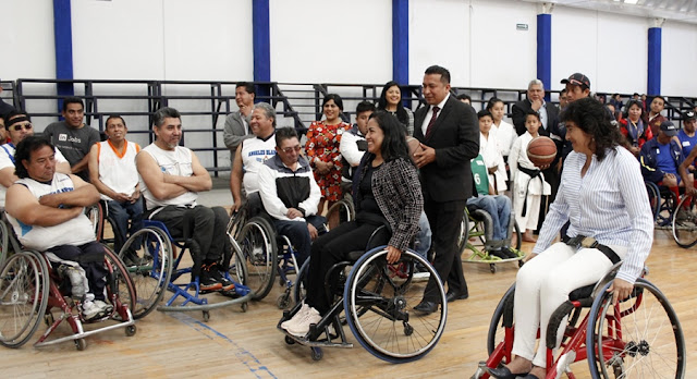 Inaugura Lupita Daniel la Liga de Básquetbol sobre Silla de Ruedas