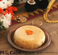 images of Easy Milk Cake Recipe / Yummy Milk Cake Recipe / Milk Cake Kalakand Recipe