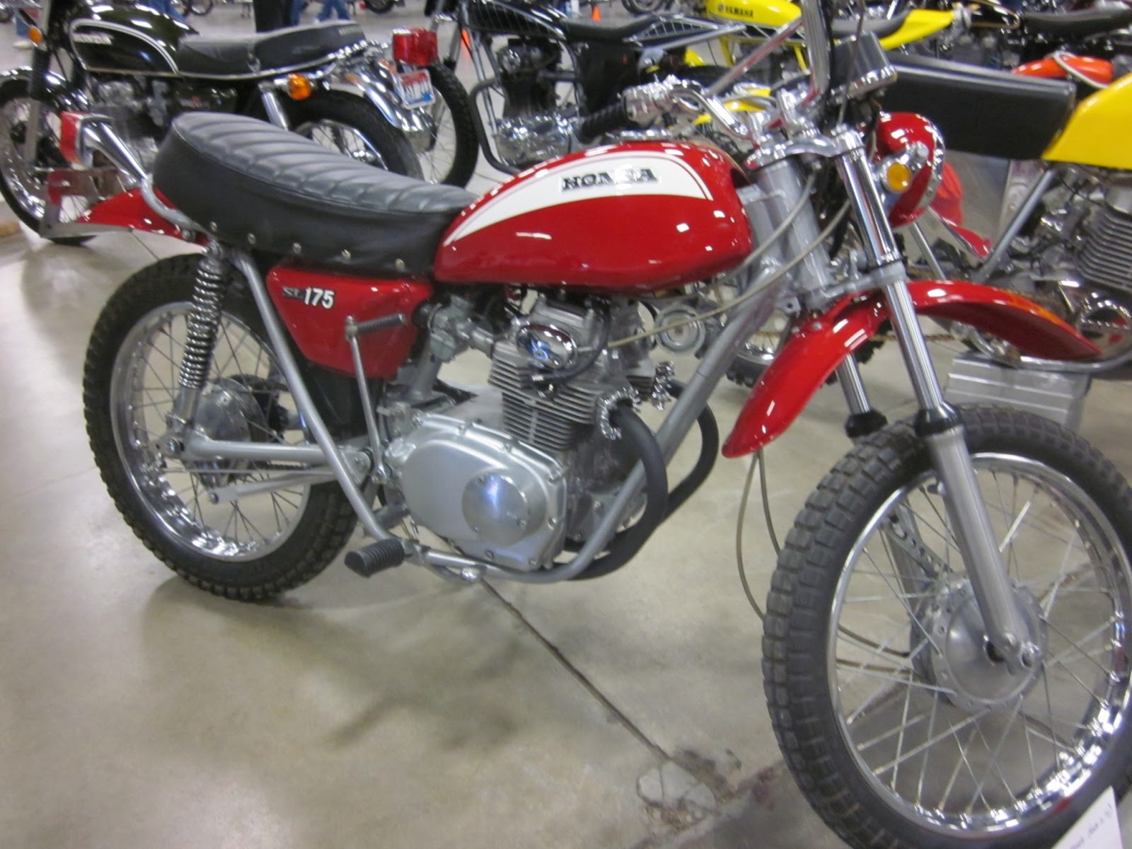 OldMotoDude: 1972 Honda SL175 on display at the 2013 Idaho Vintage