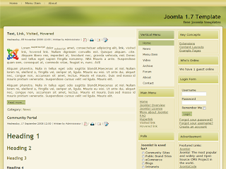 joomla 1.7 template