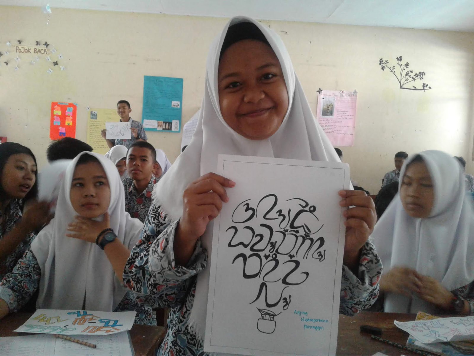 55 Gambar Kaligrafi Aksara Sunda Gambar Kaligrafi 24