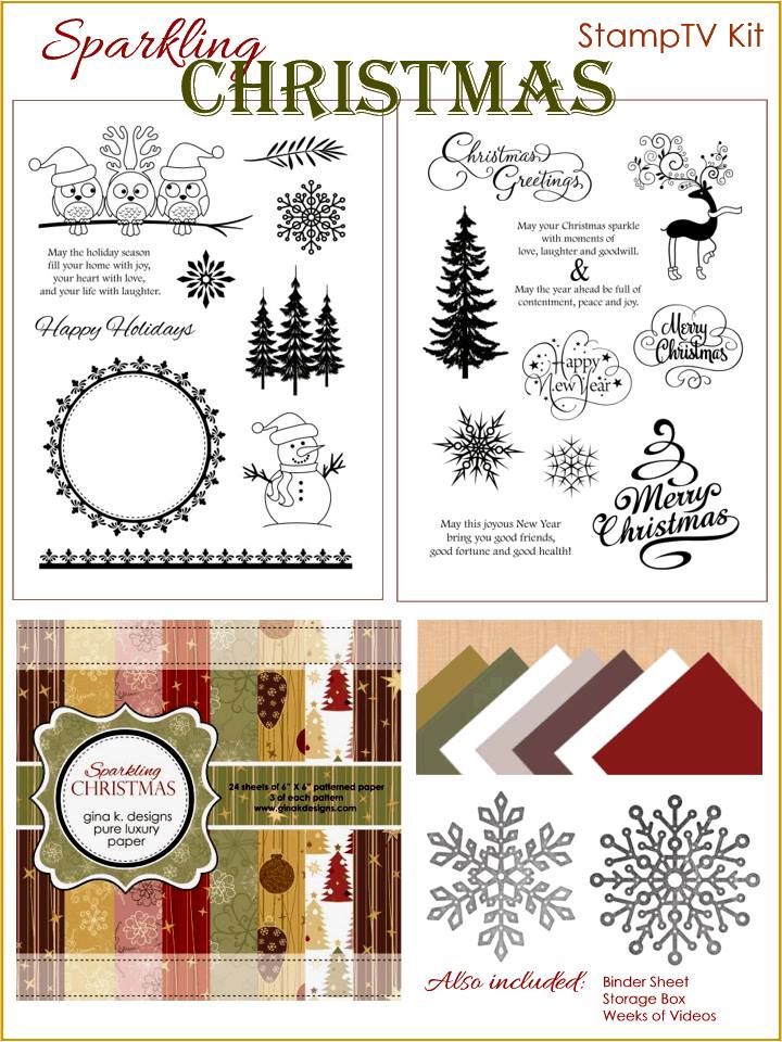 Simply Stamping {Gina K Designs Inspiration Blog Hop} Sparkling