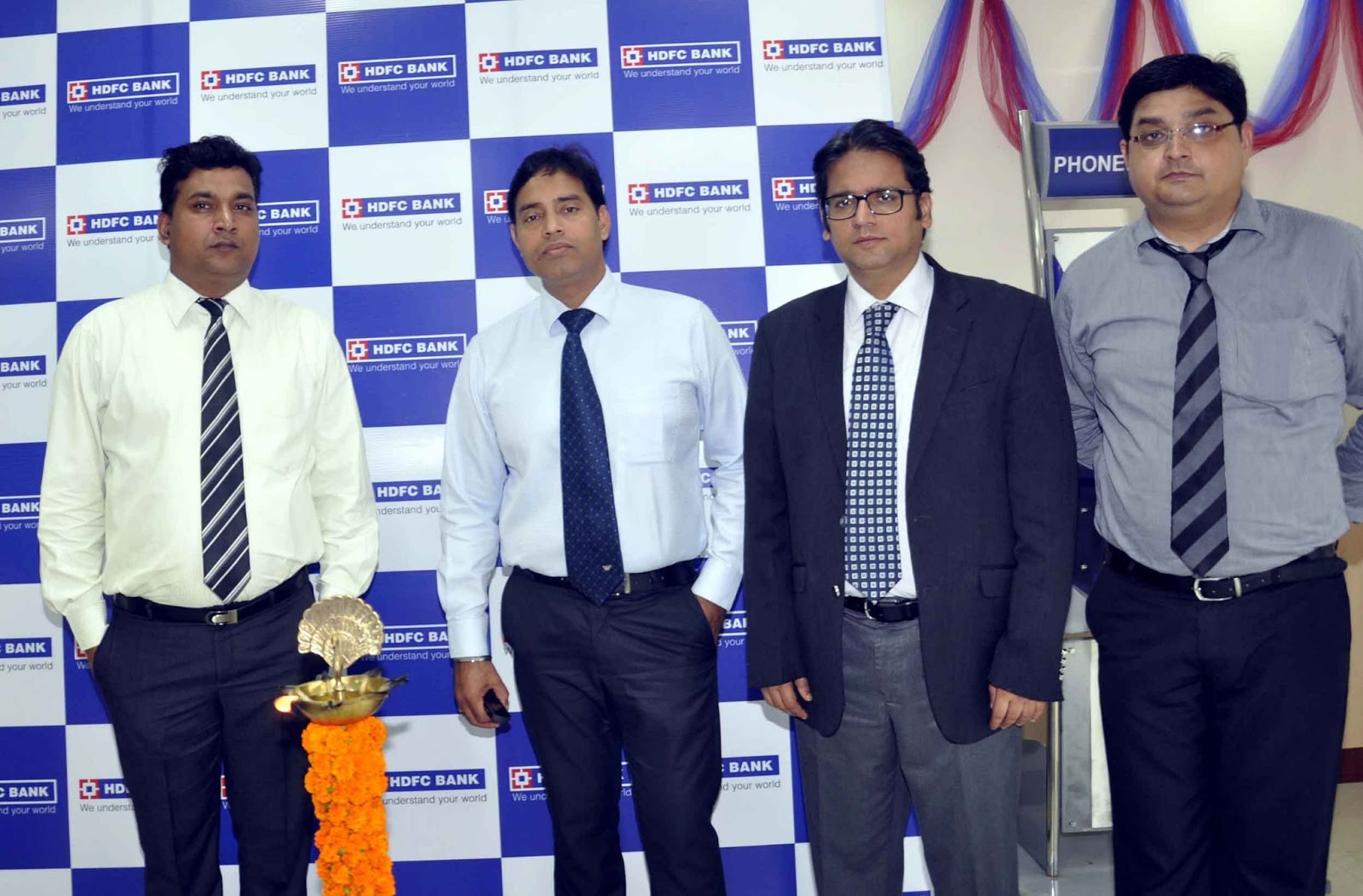 View Patna: HDFC Bank Boring Road branch launch extension counter