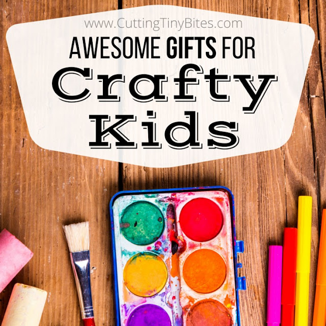 Got a crafty kid? Find the perfect present in this gift guide that includes ideas for girls, boys, toddlers, preschoolers, elementary and older kids. Awesome art supplies and cool craft kids!