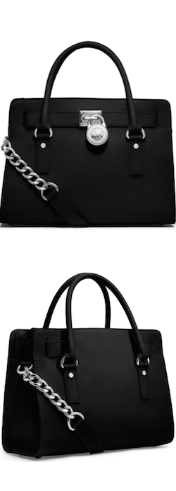 MICHAEL Michael Kors Hamilton saffiano leather satchel bag