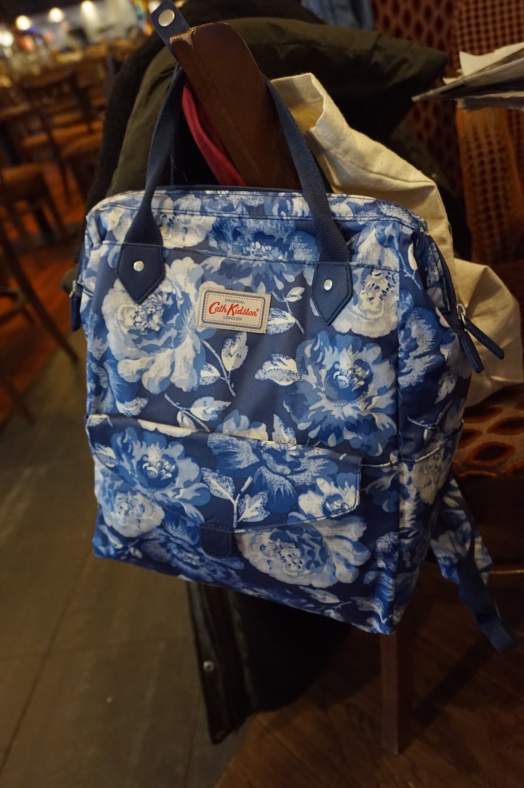 cath kidston peony blossom backpack