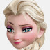 Elsa of Frozen Free Printable Masks.