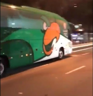 Aficionados de Palmeiras apedrearon el autobús del equipo