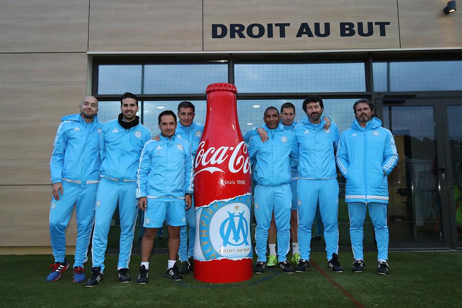 Aluminum Bottle Collector Club CocaCola Olympique de Marseille