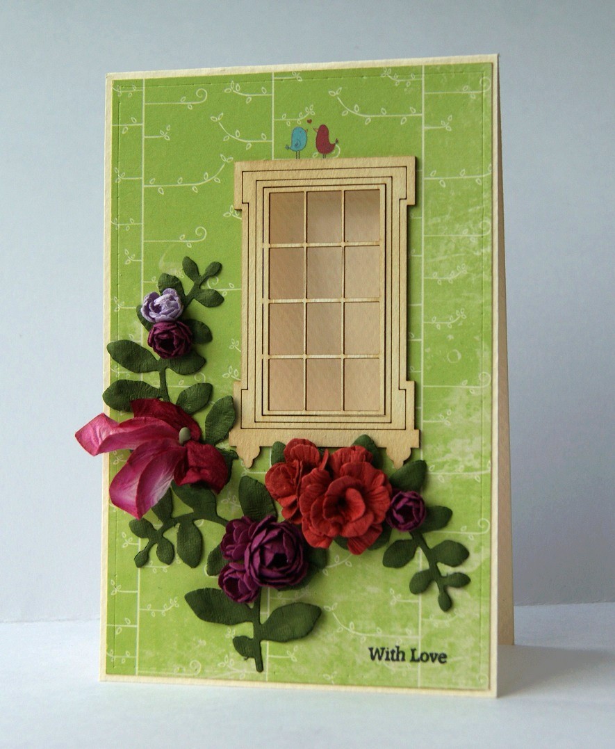 Открытка с окошком — Posttype.Ru