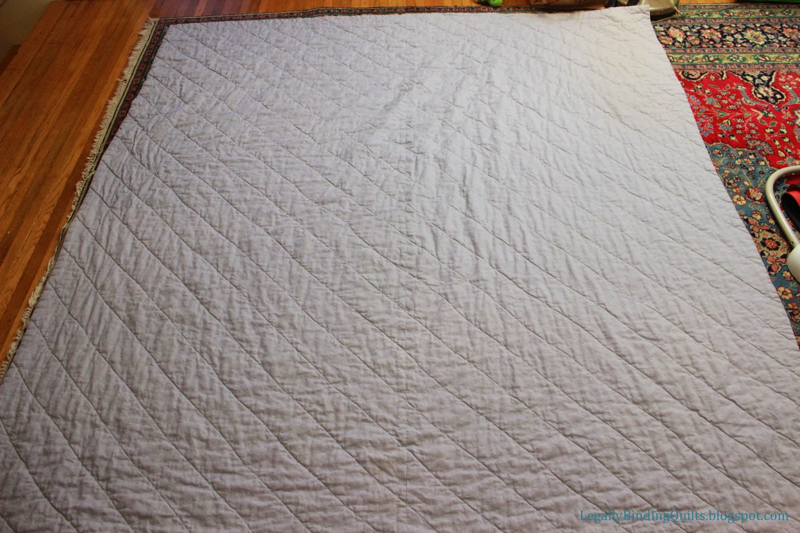 Legally Binding doublegauze quilt DONE