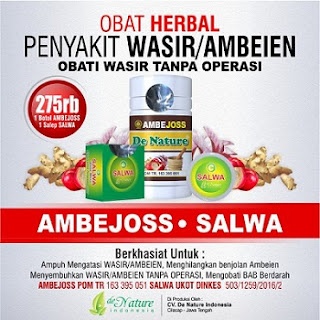 obat wasir de nature paket 1