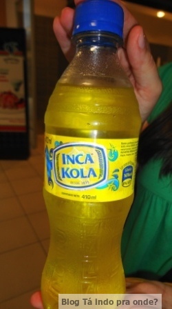 O que beber no Peru - Inca Kola