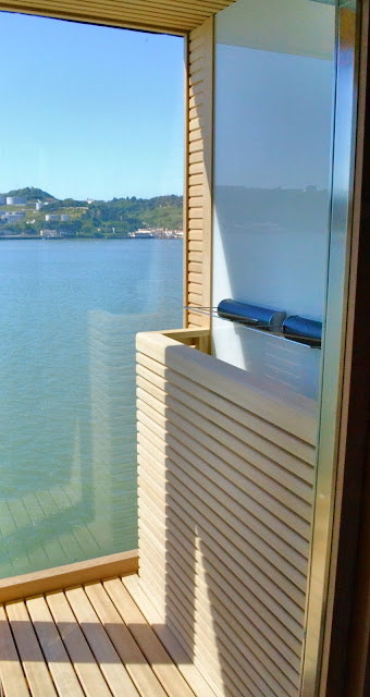 Your private sauna with ocean views too!