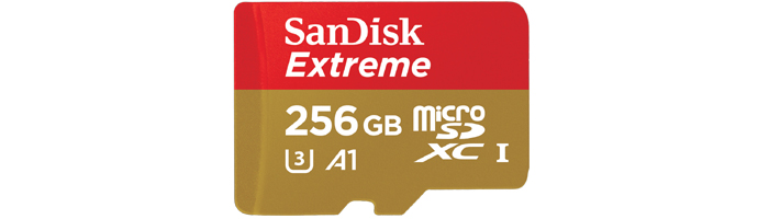 サンディスク SanDisk Extreme 256GB microSDXC 米国型番：SDSQXAO-256G-AN6MA