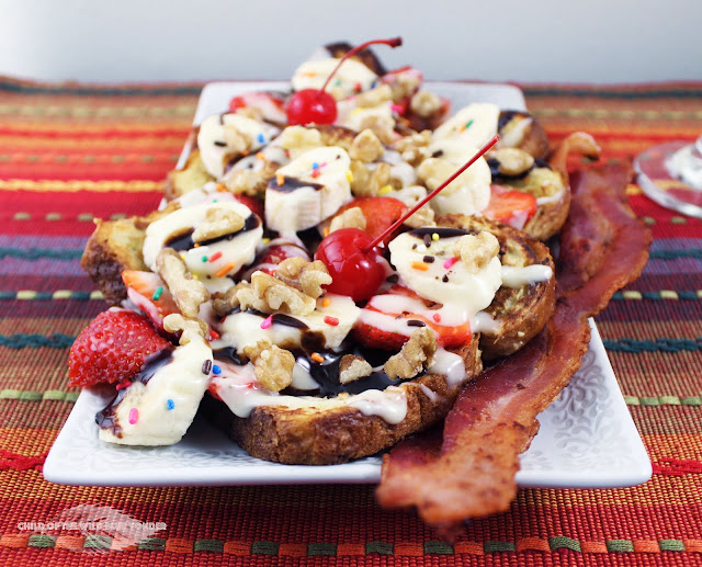 Banana Split French Toast Child of the Wild Blue Yonder
