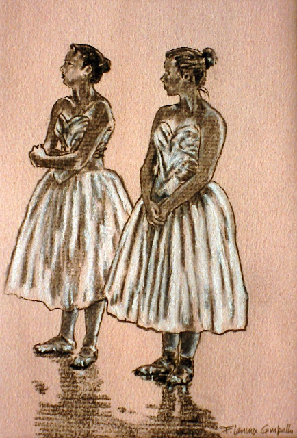 Sonoma Ballet Conservatory 1992-1993 Drawing by F. Lennox Campello