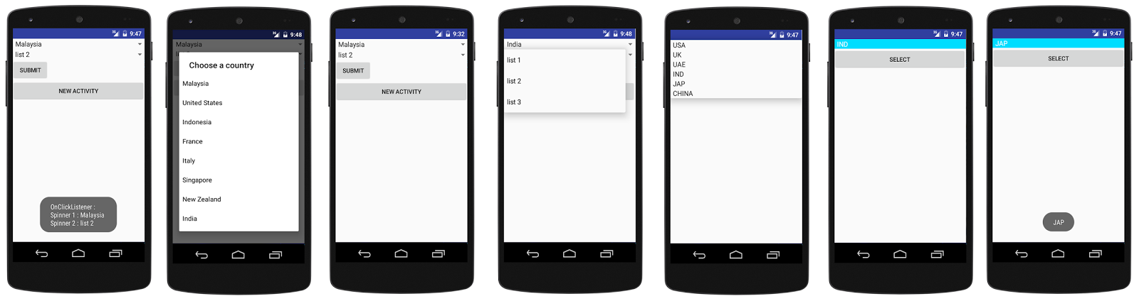 android studio spinner in dialogfragment android studio spinner in dialogfragment