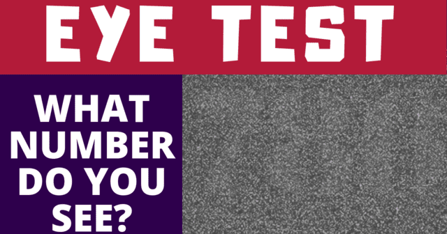 Hidden Numbers in Picture Eye Test Challenges