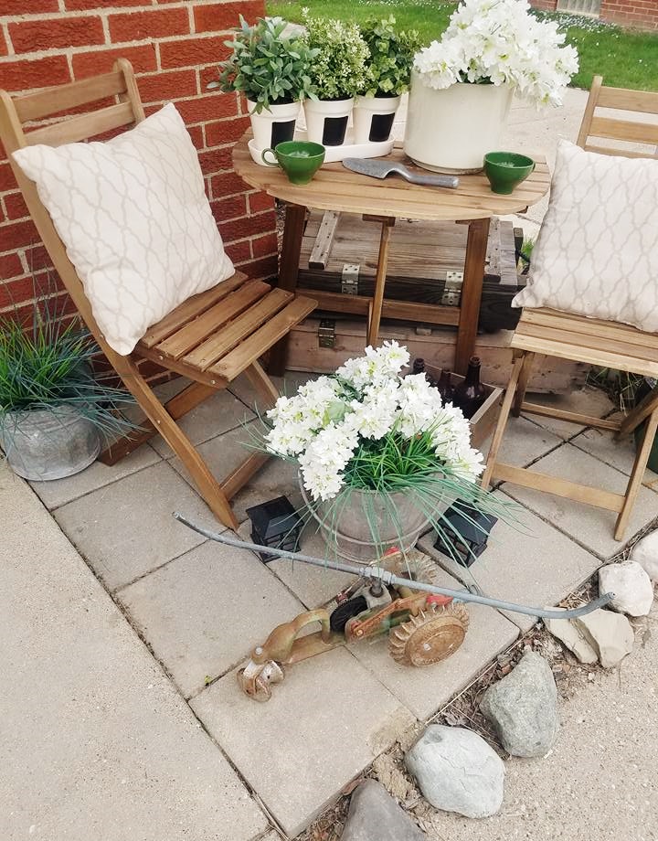 The Quaint Sanctuary { New Cottage Style Porch Set from IKEA! }