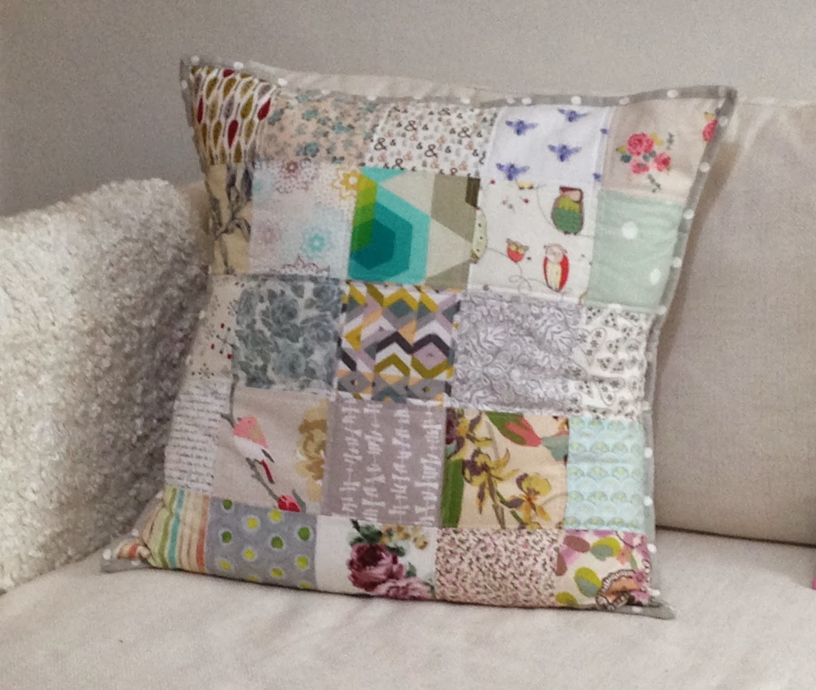Issabella The Cat: Patchwork cushions