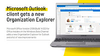 Microsoft Outlook client to get a new Organization Explorer feature