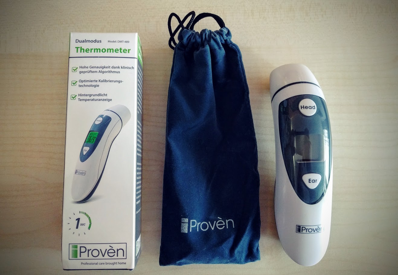 Proven: Stirn und Ohr Fieberthermomete