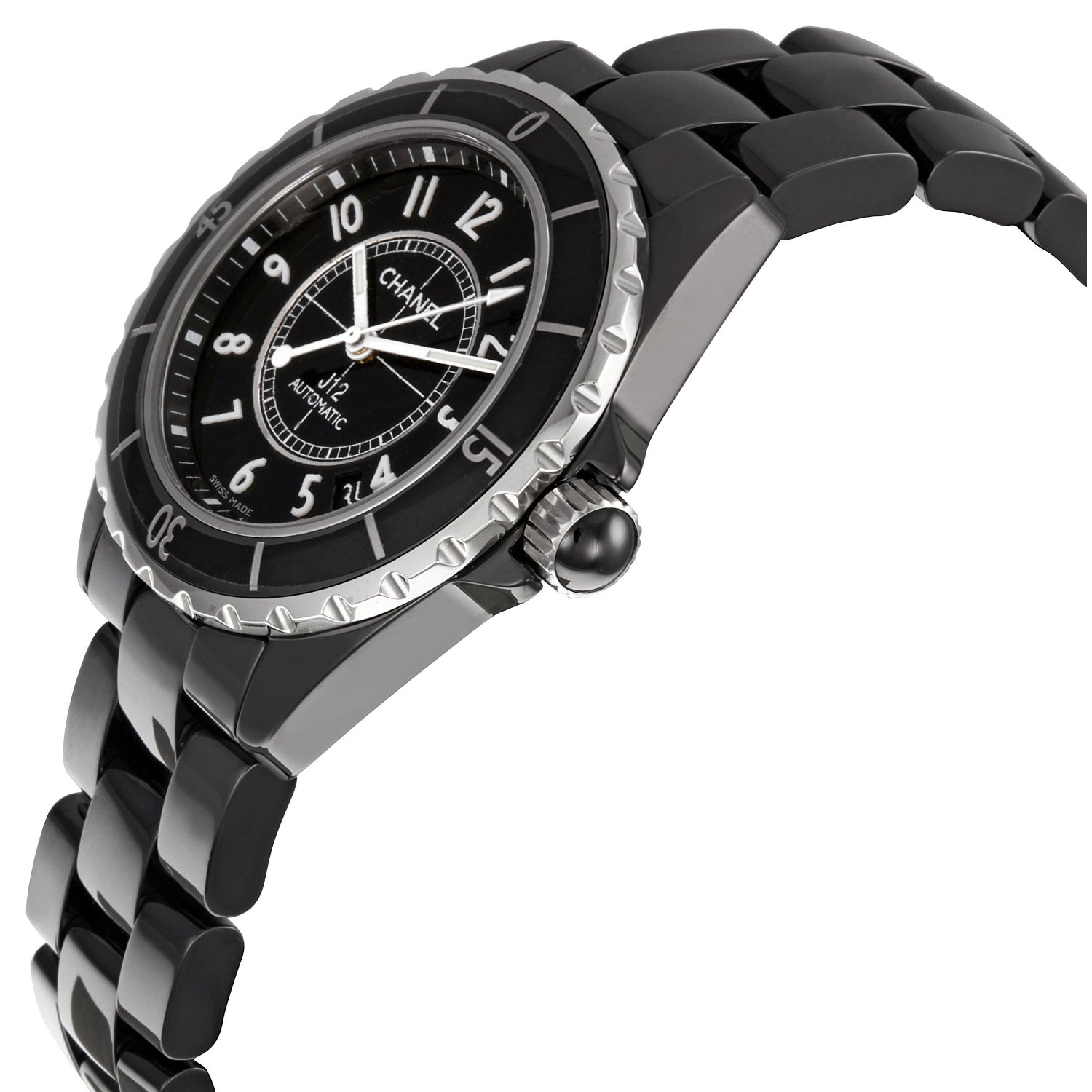 AMAZON BEST PRODUCT REVIEW Chanel Men's H0685 J12 Black Dial Watch