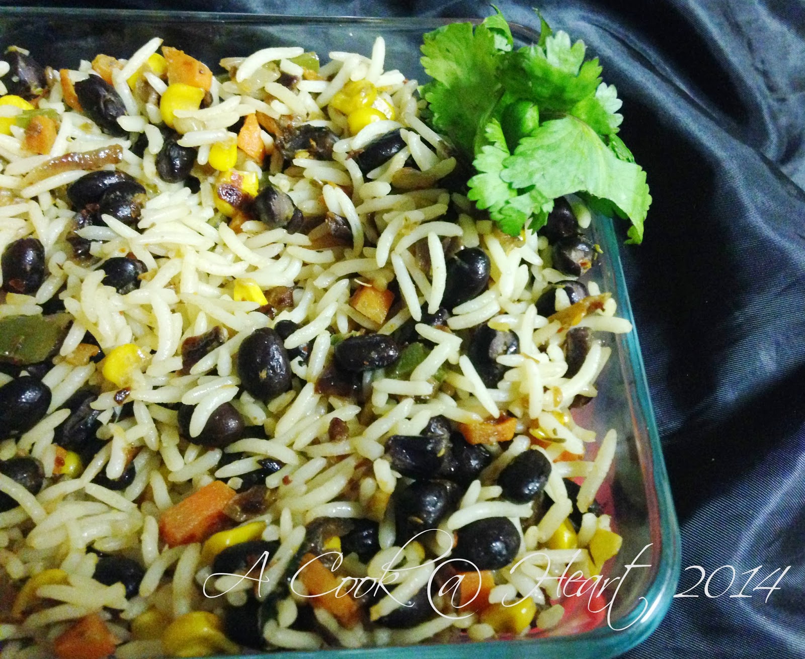 A Cook Heart Black Beans Rice
