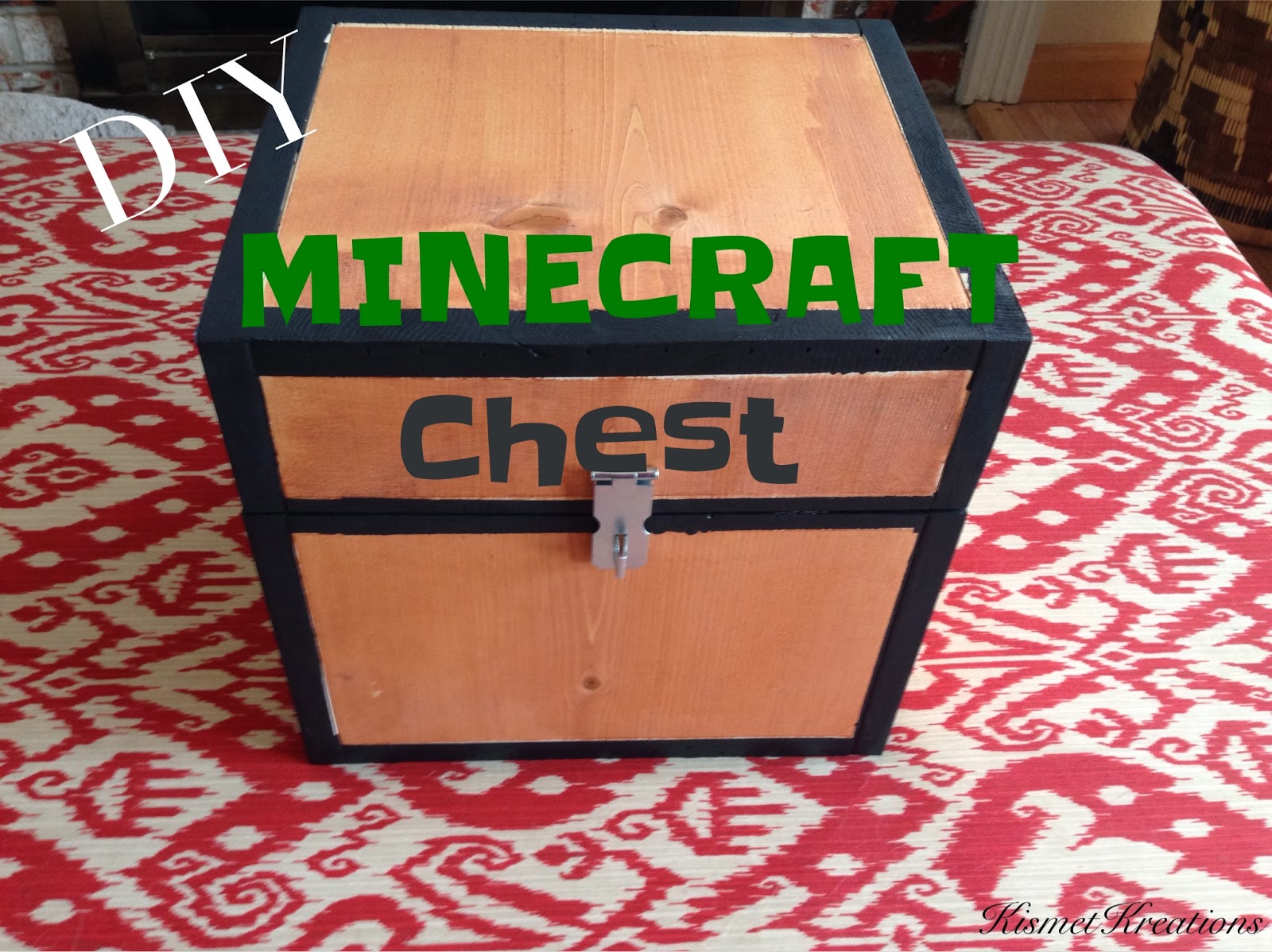 Kismet Kreations DIY Minecraft Chest