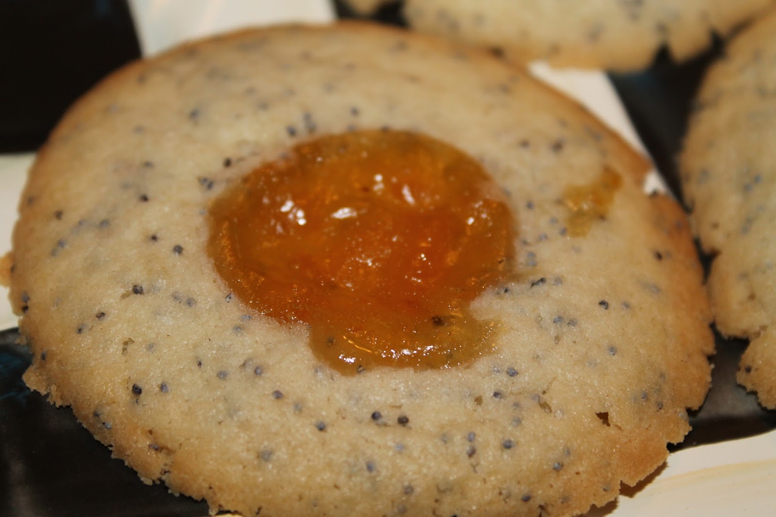 Poppy Seed & Jam Thumbprint Cookies