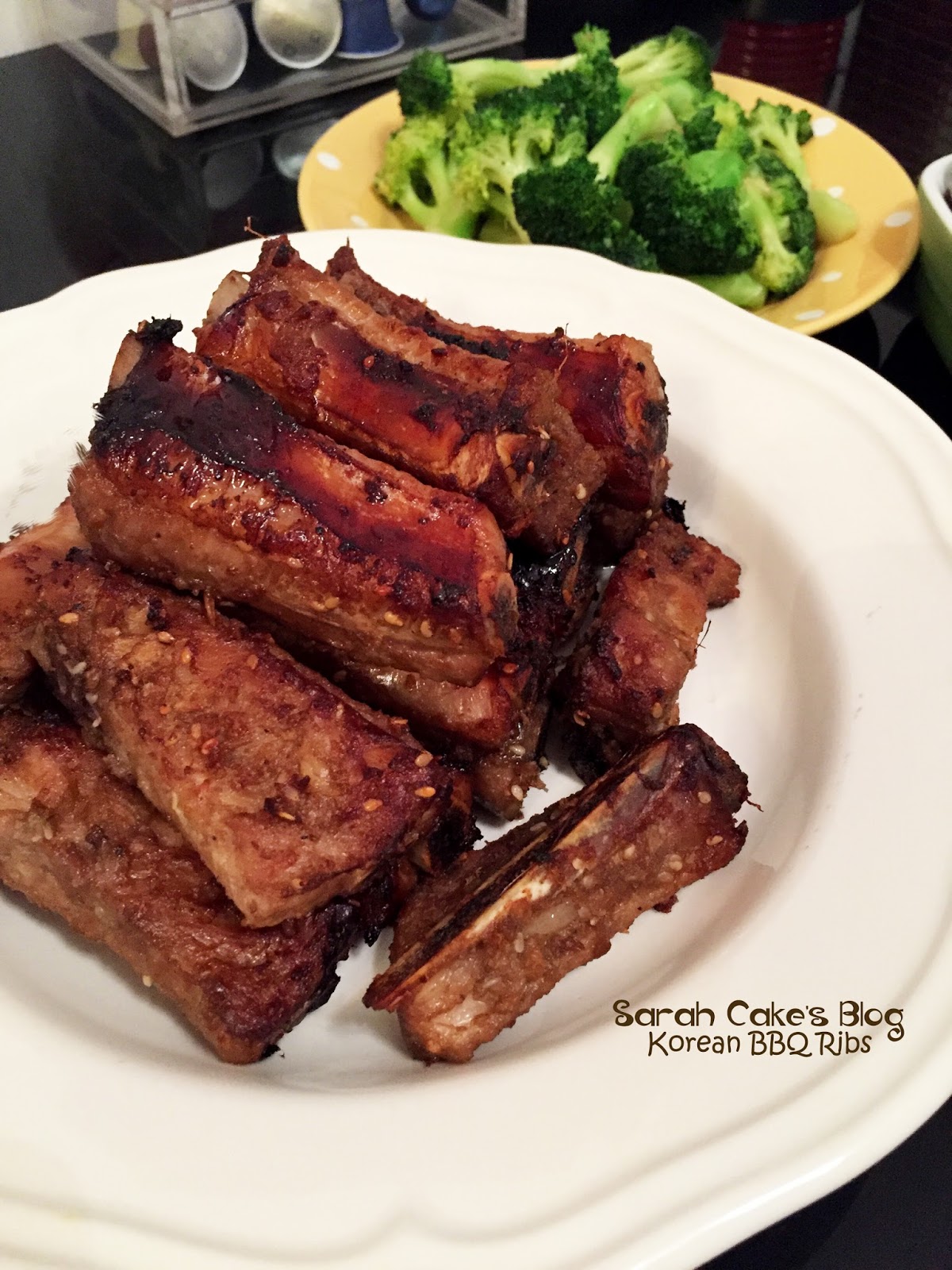 Sarah Cake's Blog [滋味之選]韓式BBQ一字骨 Spare ribs with korean bbq sauce (附食譜)