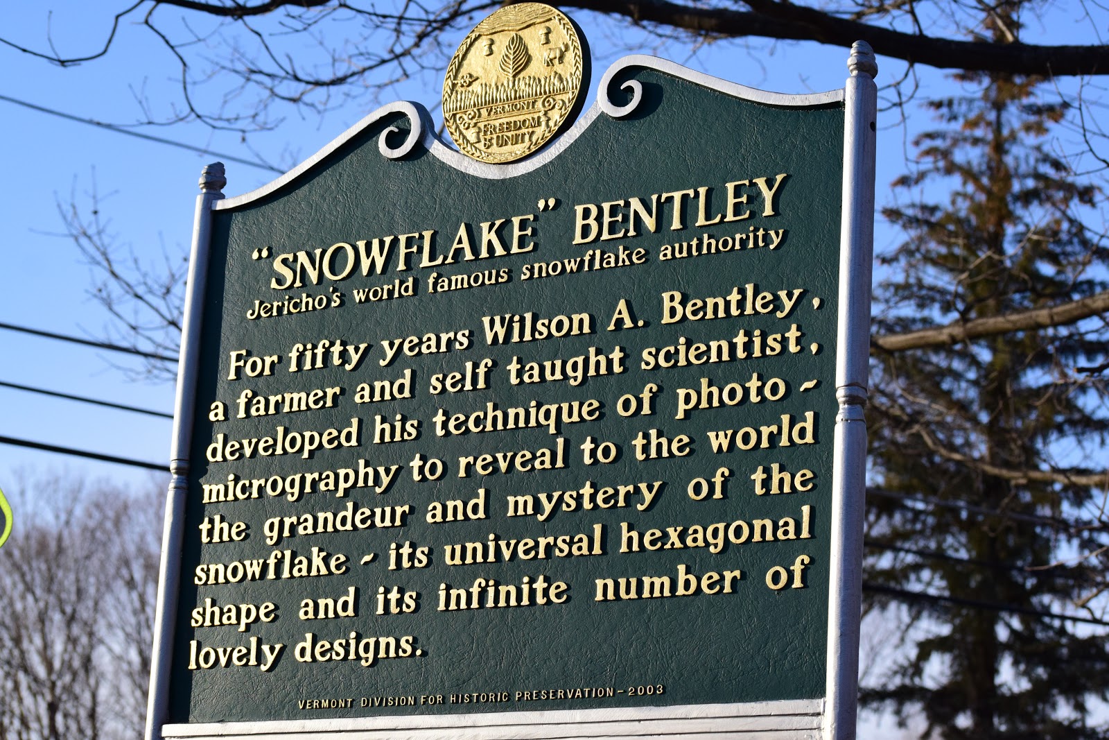 Jericho, Vermont Photos Jericho Mystery Photo 7 Snowflake Bentley on Ice