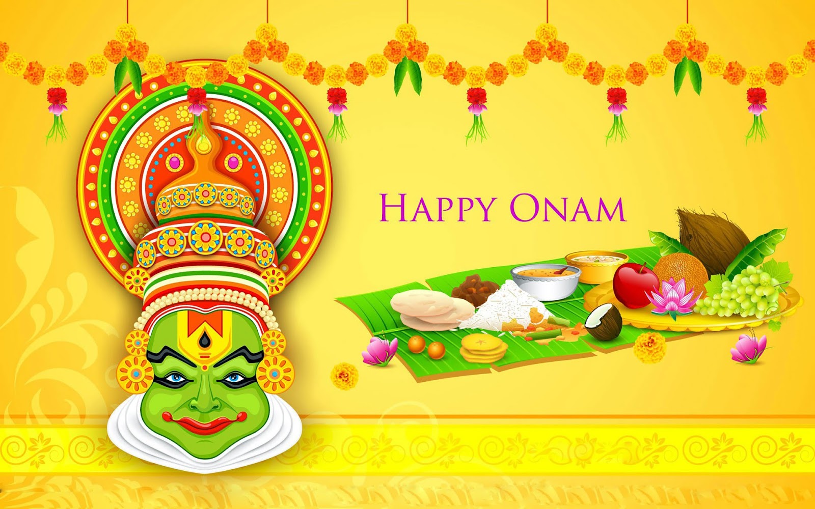Happy Onam Images, Wallpapers, Pictures and Onam Wishes Free Download 2016
