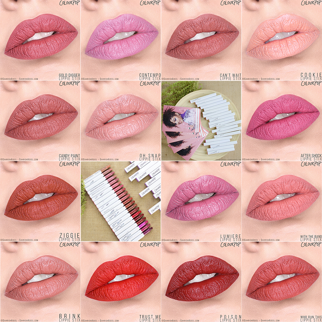 ColourPop Lippie Stix - Reviews, Lip Swatches and Arm Swatches + 20% Discount Code