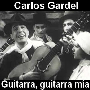 Carlos Gardel - Guitarra, guitarra mia Letra y acordes de guitarra y piano