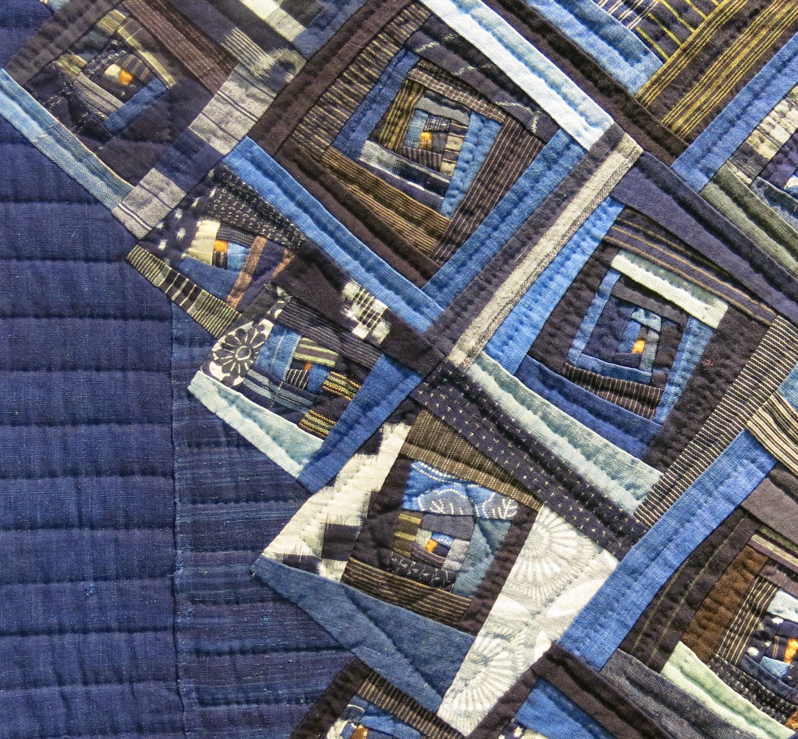 Quilt exhibition in Nantes - Tomie Nagano's indigo quilts