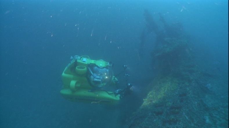 Exploring with a… submarine the U133, the German U boat that sank off